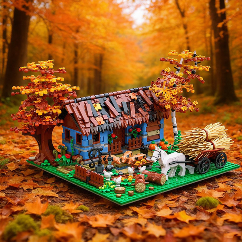 1120 PCS Urban Old Farm House  - огляд і ціна Urban Farming House